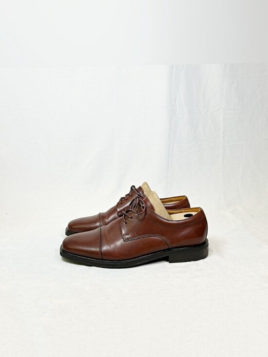 Florsheim Mens Brown Leather Cap Toe Oxfords Dress Shoes~11D~ main image 6